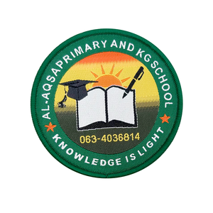 Nhà Máy Dệt Dệt Phù Hiệu Tùy Chỉnh Động Vật Tên Biểu Tượng Tự Dính Vải Các Bản Vá Lỗi Dệt Nhãn Các Bản Vá Lỗi Cho Hat Quần Áo Đồng Phục - Product Image 1