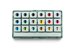 HIMI <span class=keywords><strong>MIYA</strong></span> 12ML PEINTURE ACRYLIQUE SET 36 COULEURS TWIN CUP AVEC FILM EN CAOUTCHOUC - Product Image 3