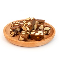 Confiserie artisanale halal, cubes de sucre assortis, bonbons à mâcher, remplissage aux noix, texture moelleuse, goût sucré, collation en vrac, marque SABAVA
