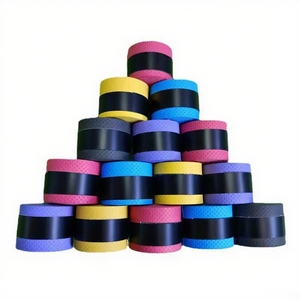 Empuñaduras de PU al por mayor, OEM, buen precio, alta calidad, duraderas, para raquetas de bádminton, raquetas de tenis, pickleball y bicicletas - Product Image 1