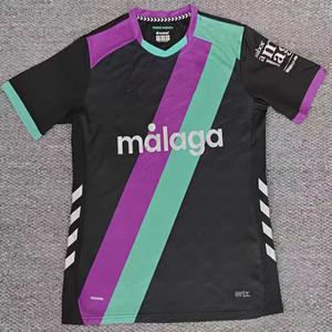 फैक्ट्री डायरेक्ट 2025 मैलागा फुटबॉल जर्सी ने टीम कस्टम पुरुषों की फुटबॉल जर्सी 100% पॉलिएस्टर त्वरित शुष्क फ्रंट लोगो सेट किया - Product Image 5