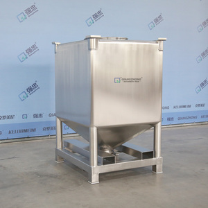 En Stock <span class=keywords><strong>Moins</strong></span> <span class=keywords><strong>Cher</strong></span> 600L Carré SUS 304 Réservoir De Stockage En <span class=keywords><strong>Acier</strong></span> Inoxydable Chimique IBC Réservoir Avec Cadre - Product Image 4
