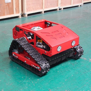 迅速配送 CE認証 9馬力 スマートロボット芝刈り機 224cc 4ストロークエンジン 55cm刈幅 200mリモコン DIYグレード - Product Image 5