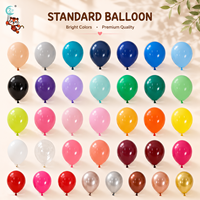 Lot de ballons en latex standard mats imprimés couleur de 10 pouces pour décoration de mariage, anniversaire, événementiel - Prix de gros transfrontalier