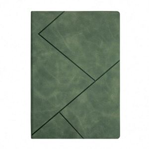 <b>A5</b> Business <b>Notebook</b> Wholesale <b>Line</b> PU Leather Cover High Quality 100 Sheets Spiral Binding Office Meeting Minutes Simple - Product Image 2