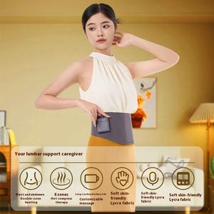 Kunden spezifisches Taillen massage gerät Vibration Rotlicht-Wärme therapie zur Linderung von Menstruation schmerzen Warmes Gebärmutter gürtel gerät - Product Image 4