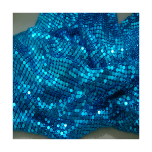 Rideau en maille tissée décoratif coloré en acier inoxydable avec paillettes, résistant à la corrosion - Product Image 4