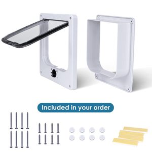 Puerta para Gatos de Alta Calidad con Cierre Giratorio de 4 Vías para Puerta Interior/Exterior, Resistente a la Intemperie, Fácil Instalación - Product Image 5