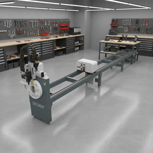 Rayman 10-100mm Diameter Stainless Steel Fiber Laser Tube Cutting Machine 6000mm Length Water-Cooled - Product Image 2