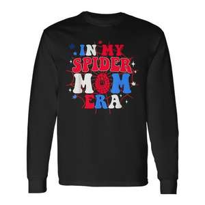 Camiseta de manga larga In My Spider Mom Era, camiseta familiar a juego para cumpleaños - Product Image 1