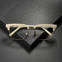 Monture de lunettes VCHM26J en acétate de titane de haute qualité – Monture optique unisexe pour hommes et femmes – Vente chaude