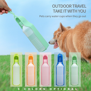 Taza de agua portátil para mascotas, botella de agua plegable para perro, alimentador de agua potable para perro al aire libre, venta al por mayor de fábrica - Product Image 3