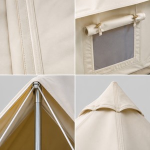 OEM 3M/4M/5M/6M Yourte Mongole Tente Grand Espace Extérieur Étanche Glamping Dôme de Luxe 3m Camping Resort Cloche Tente - Product Image 3