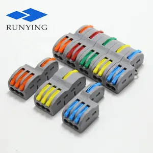 Factory supply 9 pin to 3 pin three color Equivalent of Wire Docking Connector auto fast wire Connector new type
