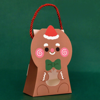 Vertikale Pyramiden-Süßigkeitenverpackung für Feiertagspartys und Süßigkeiten Kleine Dreieckige Weihnachtsgeschenkbox mit Öffnung zum Herausnehmen