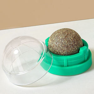 Rarewe Classic Durable Eco-Friendly Cat Lick Catnip Ball 360 Rotatable Wall Balls Teeth Cleaning Boredom Buster Cat Chew Toy - Product Image 2