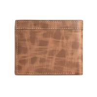 Portefeuille unisexe de luxe en cuir véritable, fermeture pliante, logo personnalisé, fonction antivol, motif pierre, marque privée, polyester
