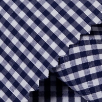Tissu chaud en fil teint extensible, coton, nylon, élasthanne, tissé, à rayures et à carreaux, pour chemises homme, femme et enfant