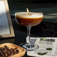 Premium Iced Americano Aroma Gelee Wachs Glas Soja Kerze Festliches Weihnachts ambiente für Thanksgiving & Geburtstage
