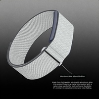 Bracelet de remplacement en nylon à scratch pour bras (couverture complète du biceps) pour Amazfit Huami Helio