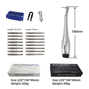 Set di Chiavi Dinamometriche Manuali per Impianti Dentali - Componenti Metallici Grigi, 16 Tipi di Teste, Marca FSDNM, Attrezzatura per Trattamenti Orali di Classe II - Product Image 5