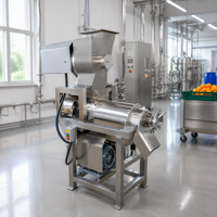 Industriële grote automatische motorische spiraalvormige verticale fruit- en groentesapcentrifuge met hoge productiviteit 220v/380v voor appel, sinaasappel, druif