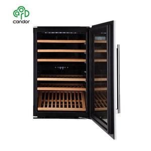 Pour Candor JC-130A2EQ Réfrigérateur <span class=keywords><strong>à</strong></span> <span class=keywords><strong>vin</strong></span> double zone de 48 bouteilles Compresseur électrique <span class=keywords><strong>Cave</strong></span> <span class=keywords><strong>à</strong></span> <span class=keywords><strong>vin</strong></span> intégrée pour usage domestique ou extérieur - Product Image 1