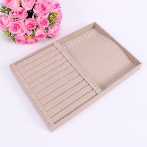 Luxury Functional Jewelry Necklace <b>Ring</b> Exhibitor Storage Metal Frame Presentation Tray Jewelry Display Tray - Product Image 3