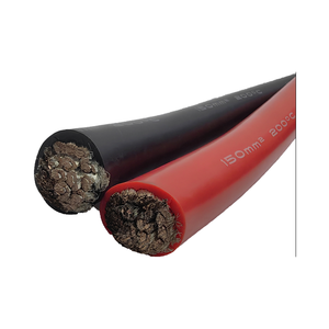 สายซิลิโคนอ่อนพิเศษ 150 120 95 75 70 50 35 หัวสี่เหลี่ยมใหญ่ 4 <span class=keywords><strong>3</strong></span> <span class=keywords><strong>2</strong></span> 1awg สายแบตเตอรี่ลิเธียมพลังงานใหม่ - Product Image 3