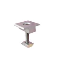 Soeasy Wholesale Solid Mid Clamp Solar Panel One Piece Aluminum Solid Body PV Mid Clamp Heavy Duty Block Mid Clamp Mounting
