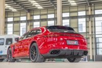 Jupes latérales de capot moteur en fibre de carbone sèche pour Porsche Panamera 971 2.9T