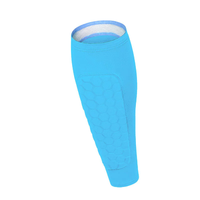 Couleur unie Bleu Orange Nylon Nid D'abeille Football Formation Sécurité Protège-tibias Manchon pour Enfants Adolescents Football Équipement De Protection