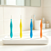 Ensemble de brosses interdentaires de type crayon pour l'entretien des appareils orthodontiques - Brosse à fil dentaire pour un nettoyage en profondeur des espaces étroits