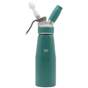 Dispensador de nata de aluminio profesional, bote de 500ml, dispensador de crema batida, puntas de decoración, gran oferta en línea