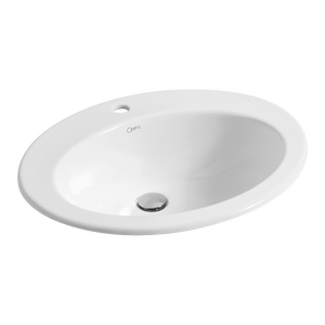 DECOR 56 Lavabo da Incasso Moderno da Appoggio 48 cm X 56 cm per Cucina Rustica, Hotel, Lavabo Versatile per Bagno - Product Image 1