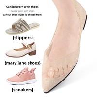 Séparateur d'orteils à trou unique pour hallux valgus, orteils superposés, avec coussinet orthopédique réglable en éponge et conception à clipser