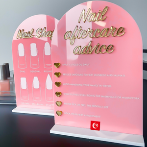 Indicateur de salon de manucure Ornement Affichage Forme des ongles Conseils de suivi Acrylique Stand Nail Tech Supplies - Product Image 1