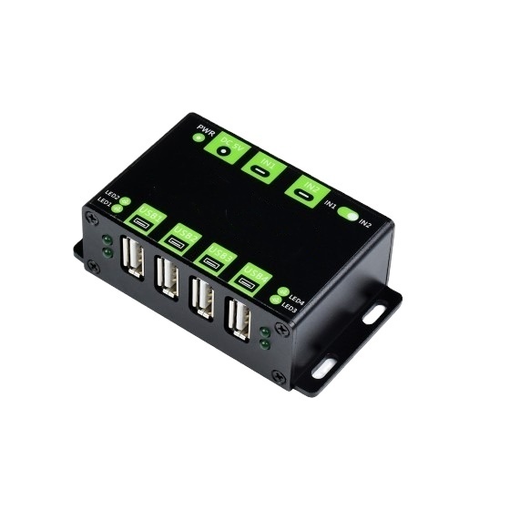 Industrial Grade USB Hub Extending 4x USB 3.1 Ports Switchable Dual Hosts in Stock