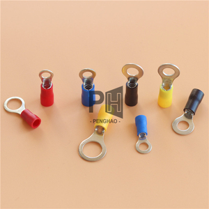 Connecteur <span class=keywords><strong>de</strong></span> <span class=keywords><strong>fil</strong></span> <span class=keywords><strong>de</strong></span> câble électrique isolé par borne à sertir à anneau rouge M3-M8 professionnel pour OEM d'applications robustes 22-16AWG - Product Image 6