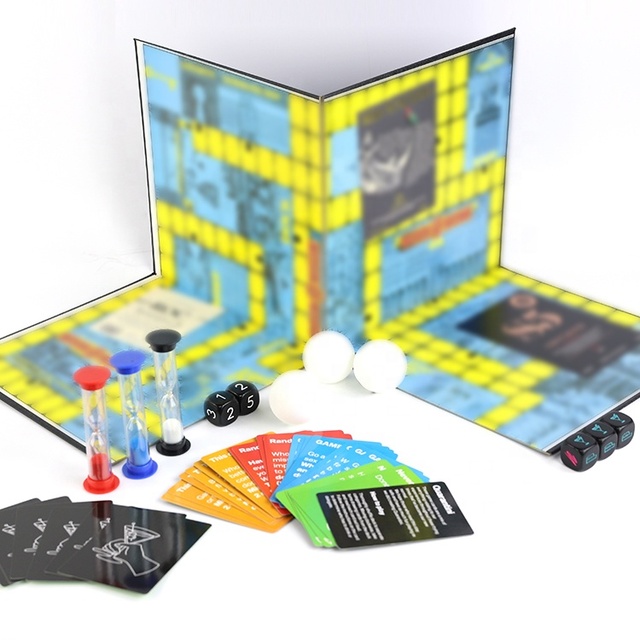 Manufacturing Custom Printing Table Sex Board Games Accessories for Adults Couples