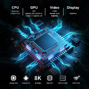 Topleo <span class=keywords><strong>Android</strong></span> 14.0 tv box với Dual band <span class=keywords><strong>Wifi</strong></span> Chất lượng cao 4K 1GB 2GB RAM 8GB 16GB lưu trữ thông minh <span class=keywords><strong>Android</strong></span> TV Box - Product Image 3