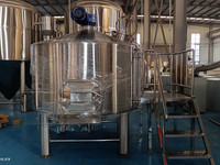 Le kit de brassage domestique automatique de 100L comprend un équipement de fermentation pour restaurants et fermes de 100L