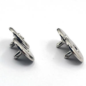 כפתור מגנטי דו-צדדי 18 מ\\\"מ בצורת פרפר, משטח חלק עם כפתור מגנטי משובץ - Product Image 6