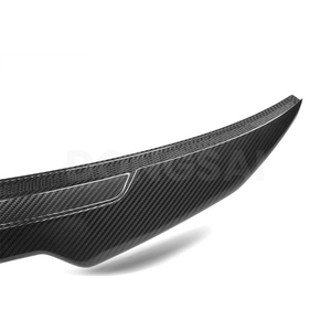High Kick PSM Style Prepreg Carbon Fiber Rear Trunk Ducktail <strong>Spoiler</strong> For Audi <strong>A3</strong> 8V 2013-2020 - Product Image 4