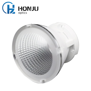 HONJU 45mm Commercial PC <strong>LED</strong> Reflectors <strong>With</strong> Aspheric <strong>Optics</strong> Plastic Round Reflectors <strong>With</strong> Multiple Angles <strong>LED</strong> Lens