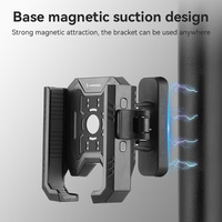 Support magnétique pour téléphone N52, rotation à 360°, double attraction, pour la salle de sport, le vélo, cadre métallique, support universel pour téléphone portable