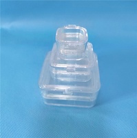 Boîte de couronne dentaire transparente, boîte de retenue de Membrane en plastique, boîte de dentier