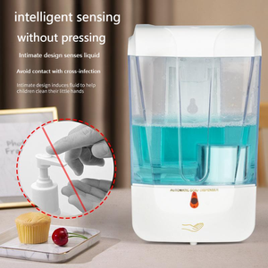 Nuevo Dispensador de Jabón Automático sin Contacto de Gran Capacidad de 700 ml, Dispensador con Sensor Infrarrojo a Prueba de Agua, con Batería, para Baño - Product Image 2