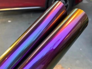 TOPSEE – film vinyle <span class=keywords><strong>super</strong></span> brillant motif <span class=keywords><strong>licorne</strong></span> céleste, film de couleur changeante pour voiture avec doublure en plastique PET - Product Image 5