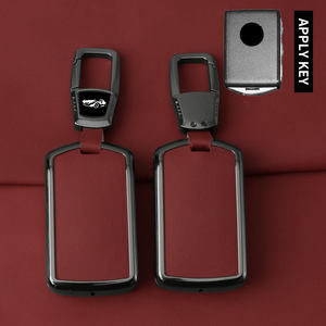 NOUVEAU Étui de protection pour clé de voiture en alliage de zinc et cuir pour Volvo XC40 XC60 XC90 S60 S90 V60 V90 T5 T6 T8 - Product Image 1